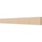 Ekena Millwork 2in. W x 4in. H x 36in. L Block Woodgrain TimberThane Rafter Tail, Primed Tan RFTUR02X04X36BLKRCPR - alternate 1